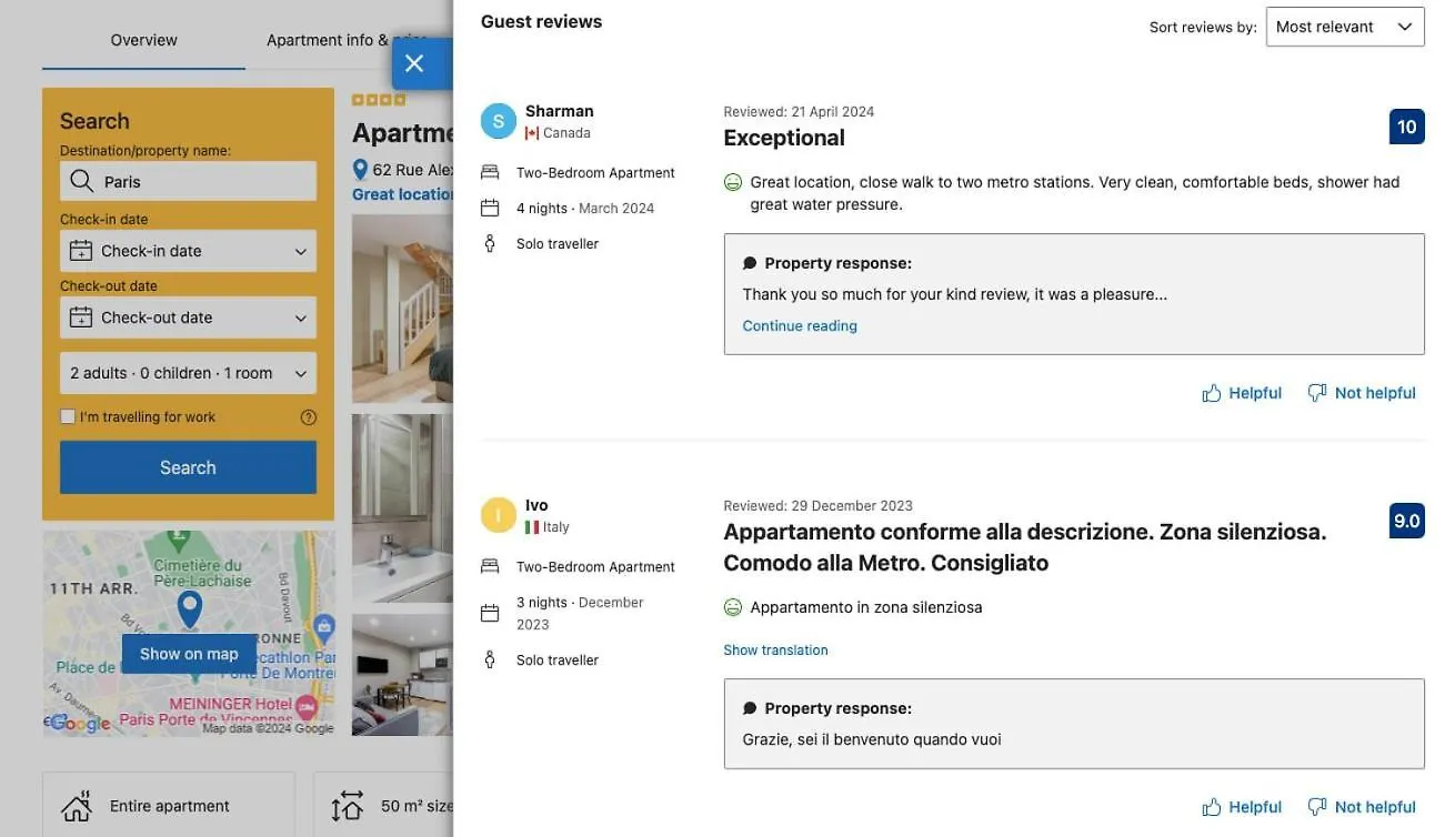 Place De La Nation Cozy 2Bd Duplex Paris